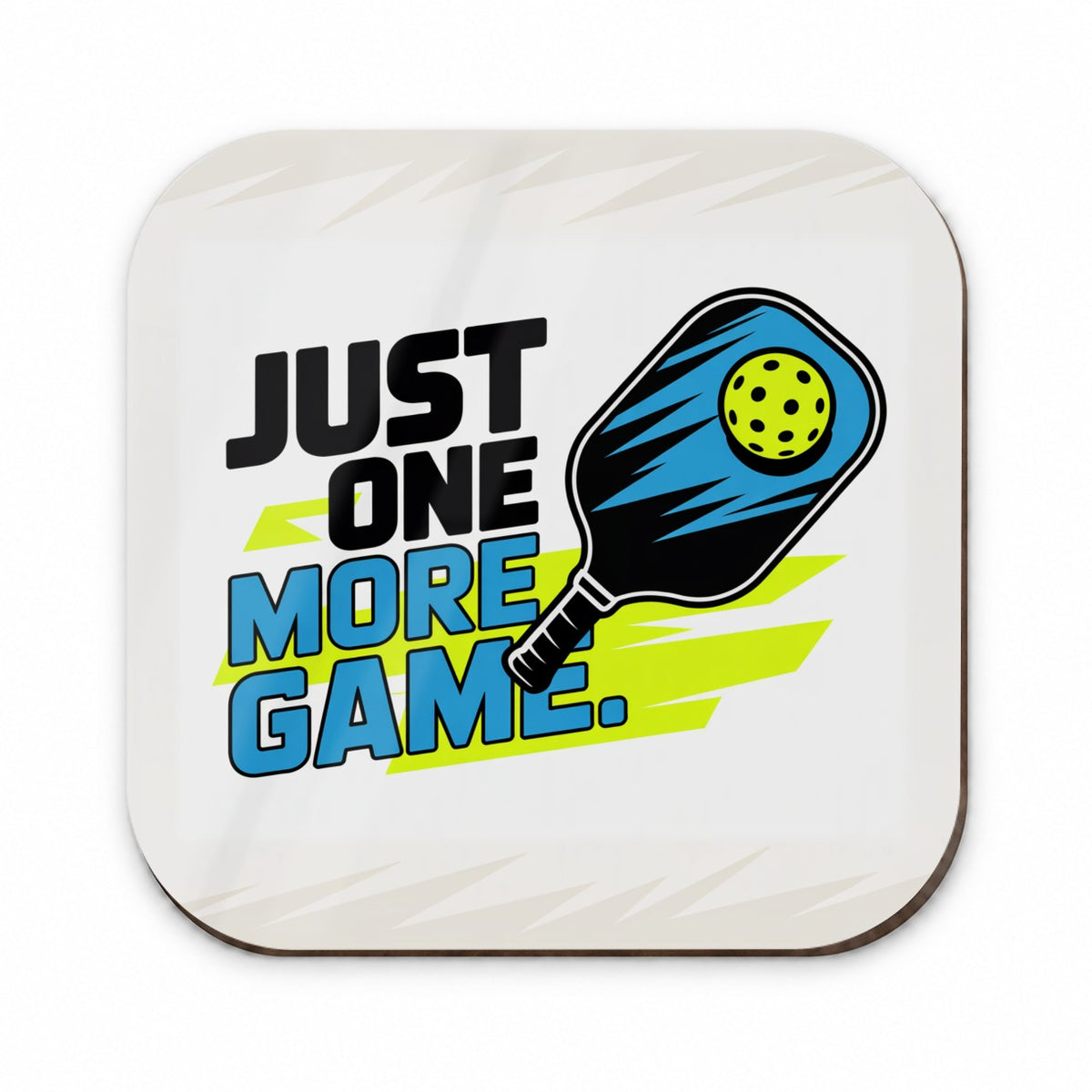 Just One More Game Sporty Pickleball Fridge Magnet