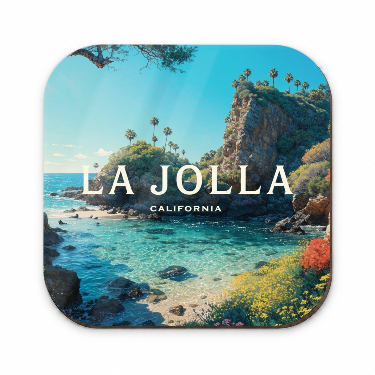 La Jolla California Travel Fridge Magnet