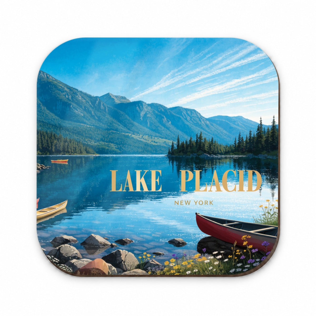 Lake Placid New York Travel Fridge Magnet
