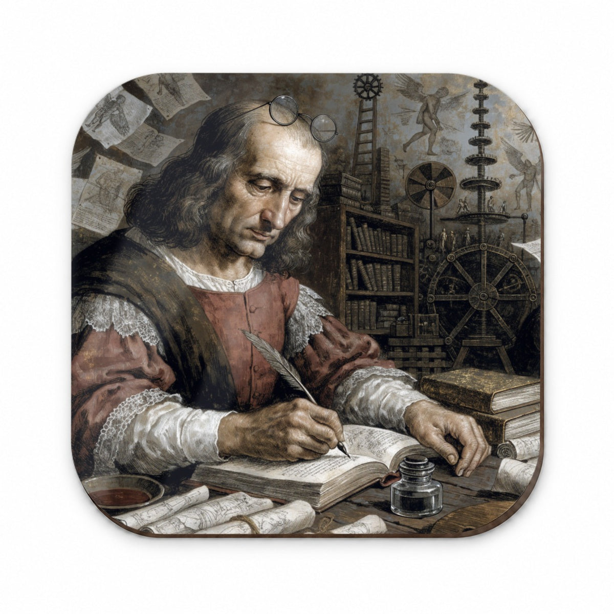 Leonardo Da Vinci Fridge Magnet