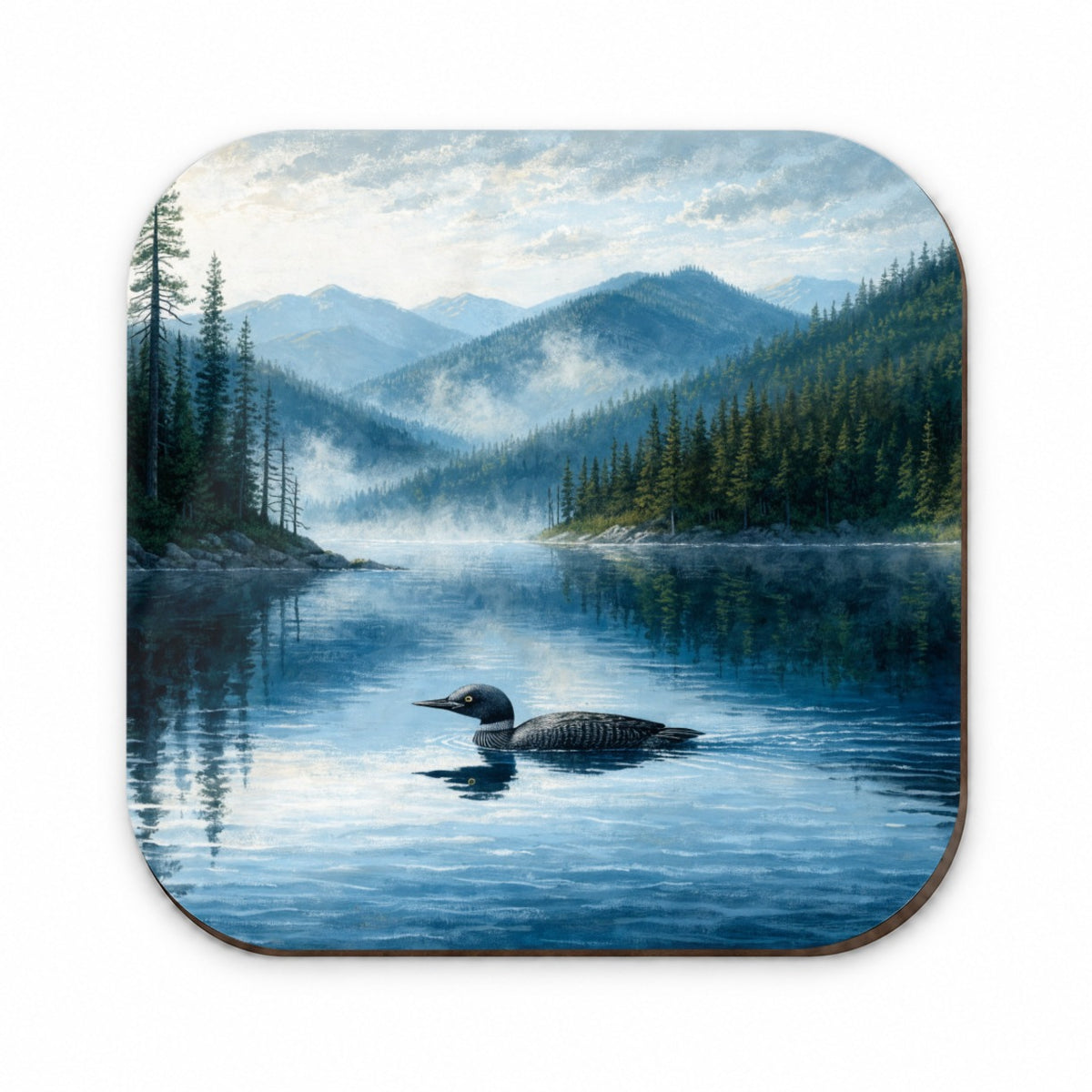 Loon Mountain Lake Fridge Magnet