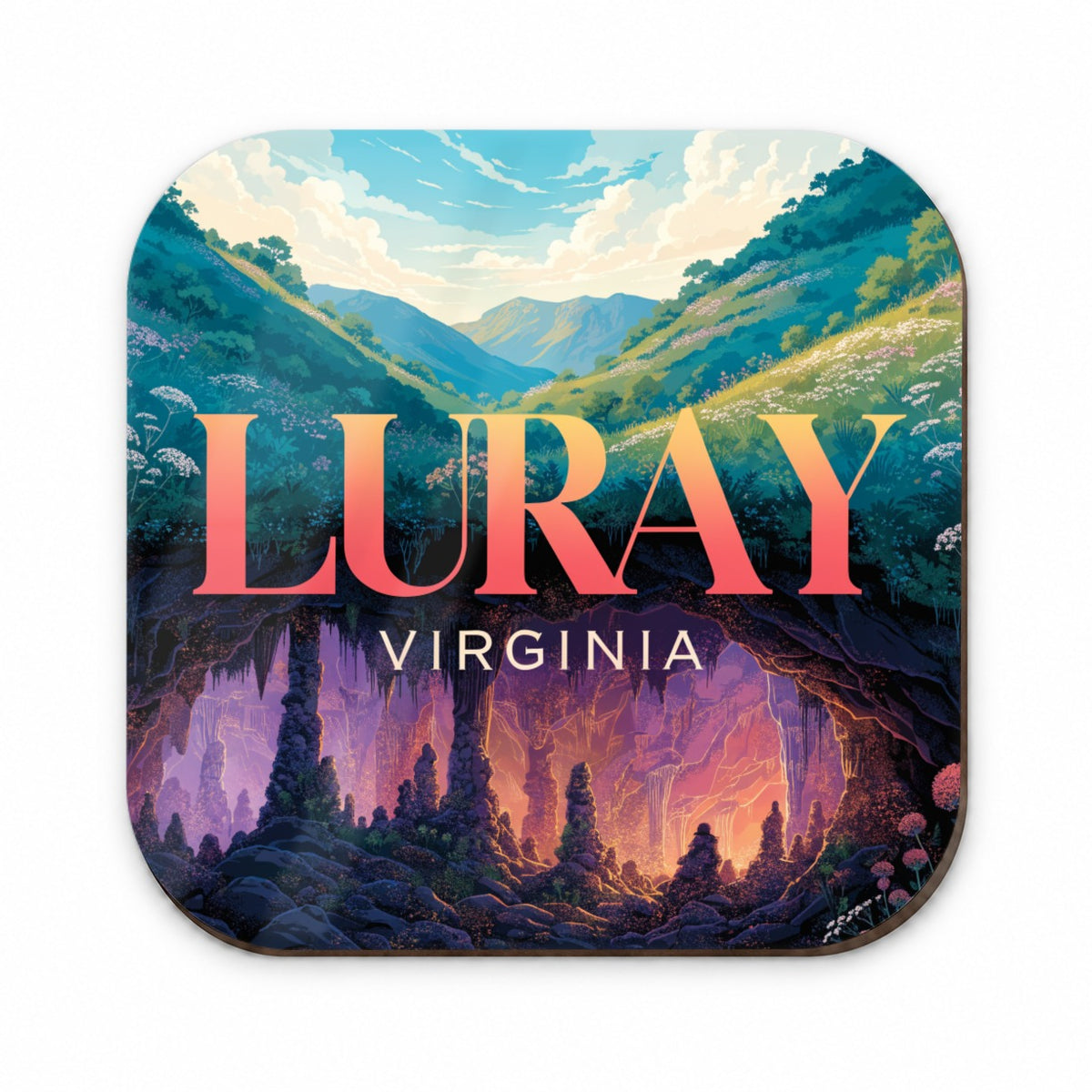 Luray Virginia Travel Fridge Magnet