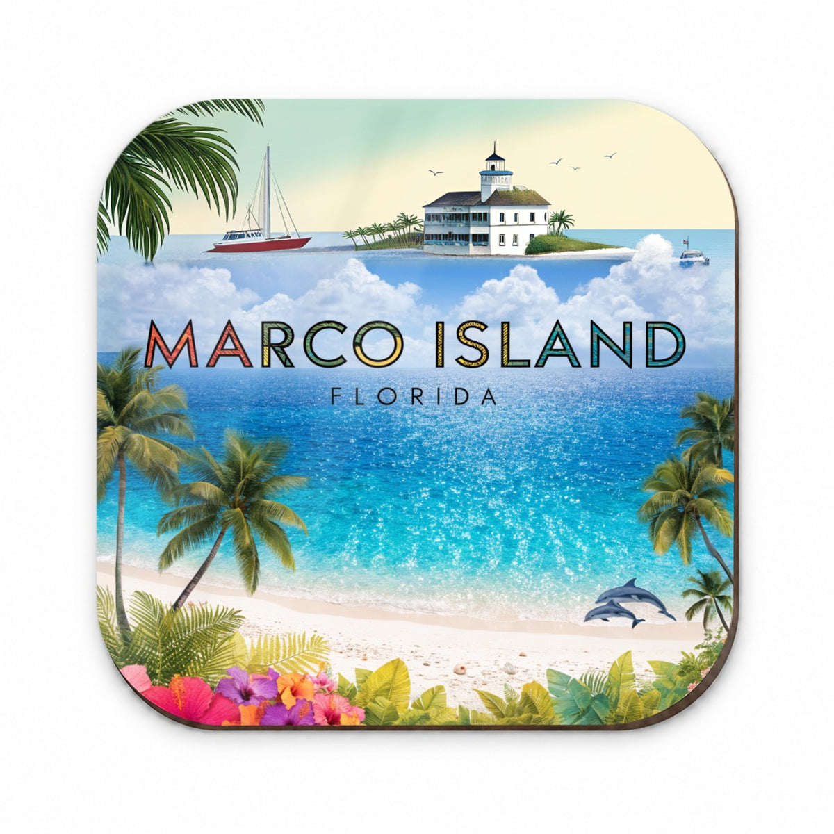 Marco Island Florida Travel Fridge Magnet