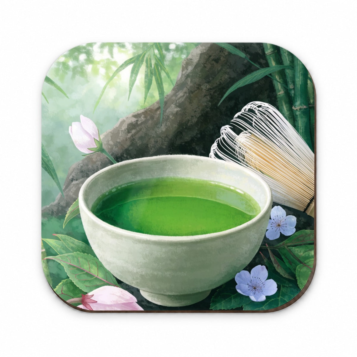 Matcha Tea Garden Fridge Magnet