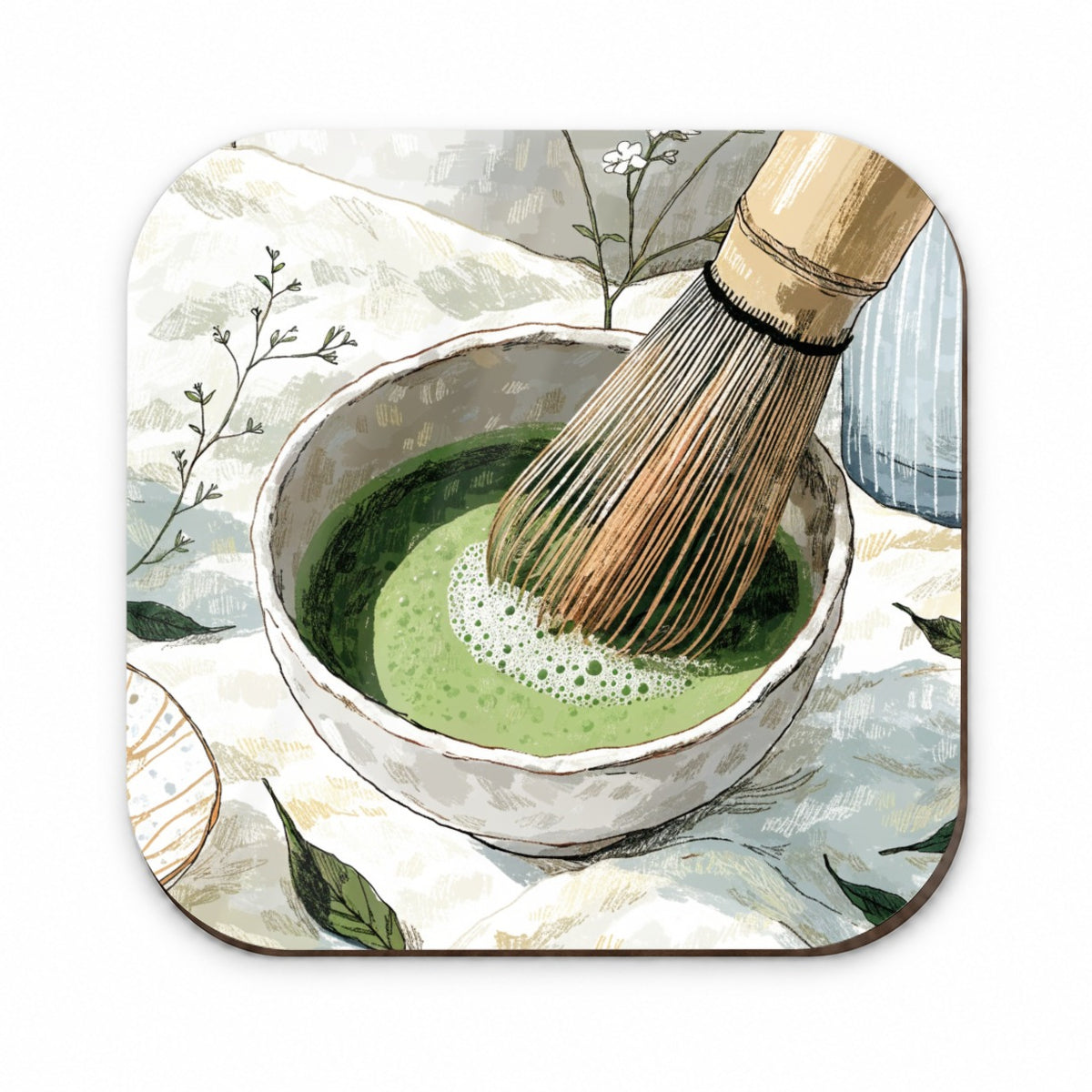 Matcha Tea Quaint Fridge Magnet