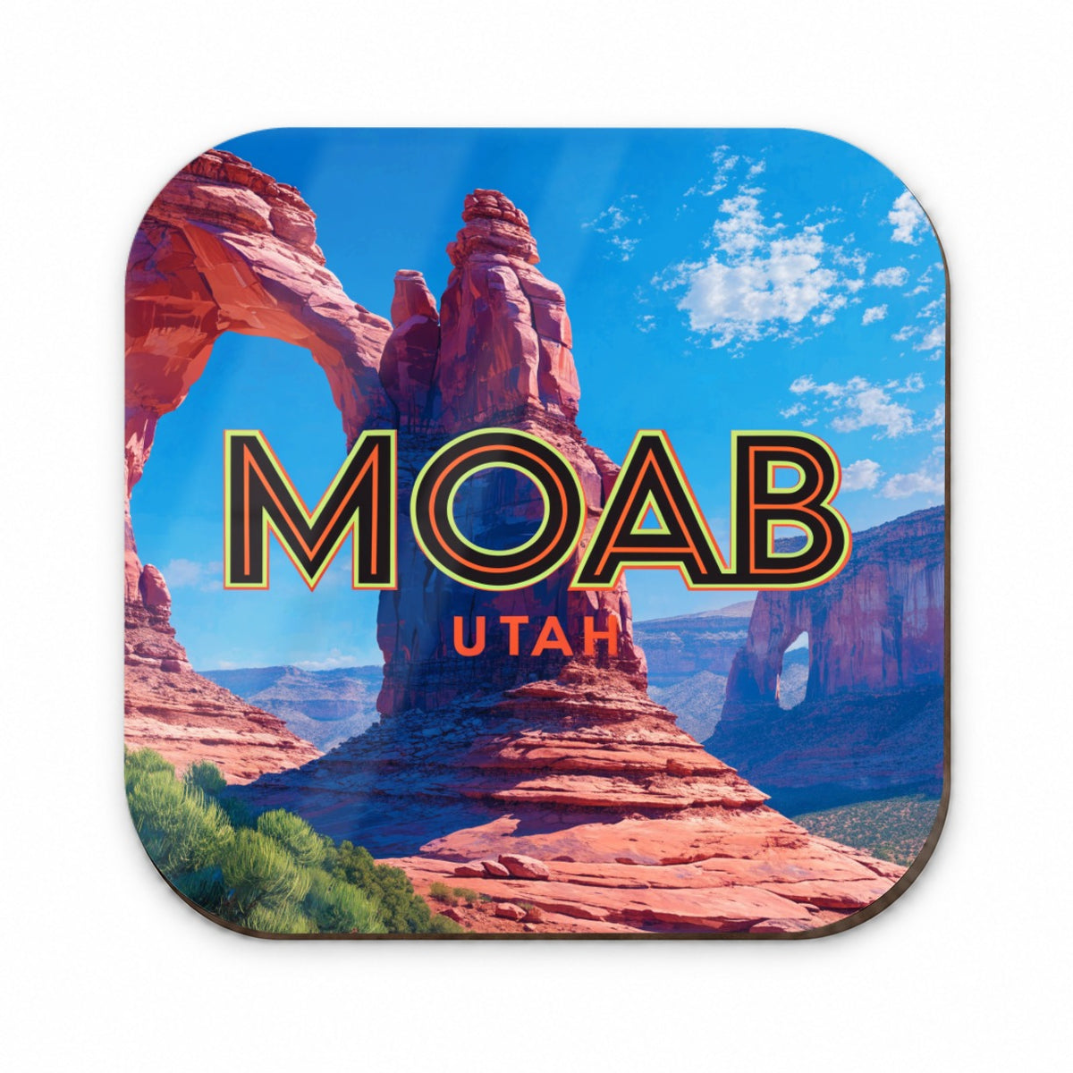 Moab Utah Travel Fridge Magnet