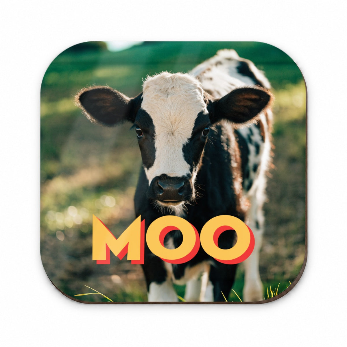 Moo Cow Funny Photo Fridge Magnet