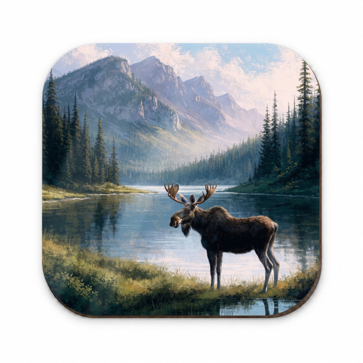 Moose Mountain Lake Fridge Magnet