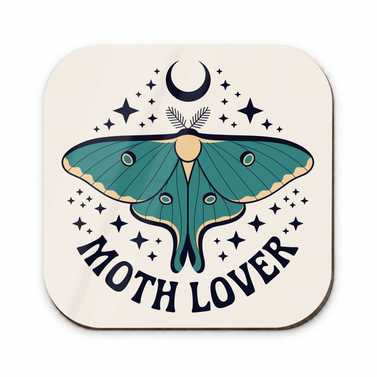Moth Lover Luna Crescent Moon Fridge Magnet
