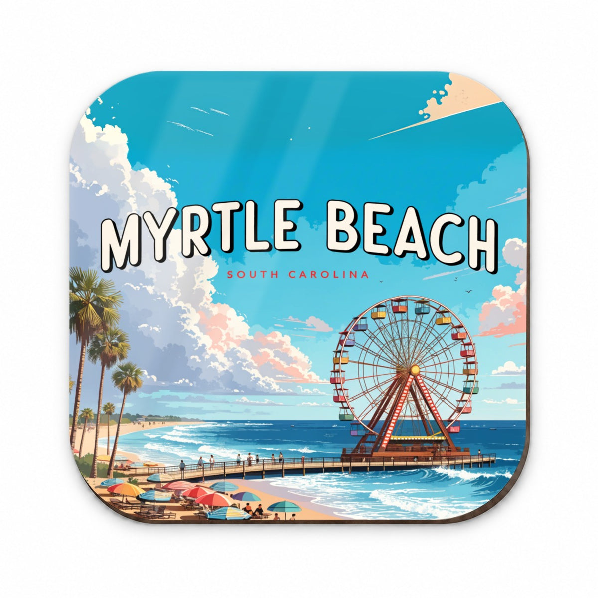 Myrtle Beach South Carolina Travel Fridge Magnet