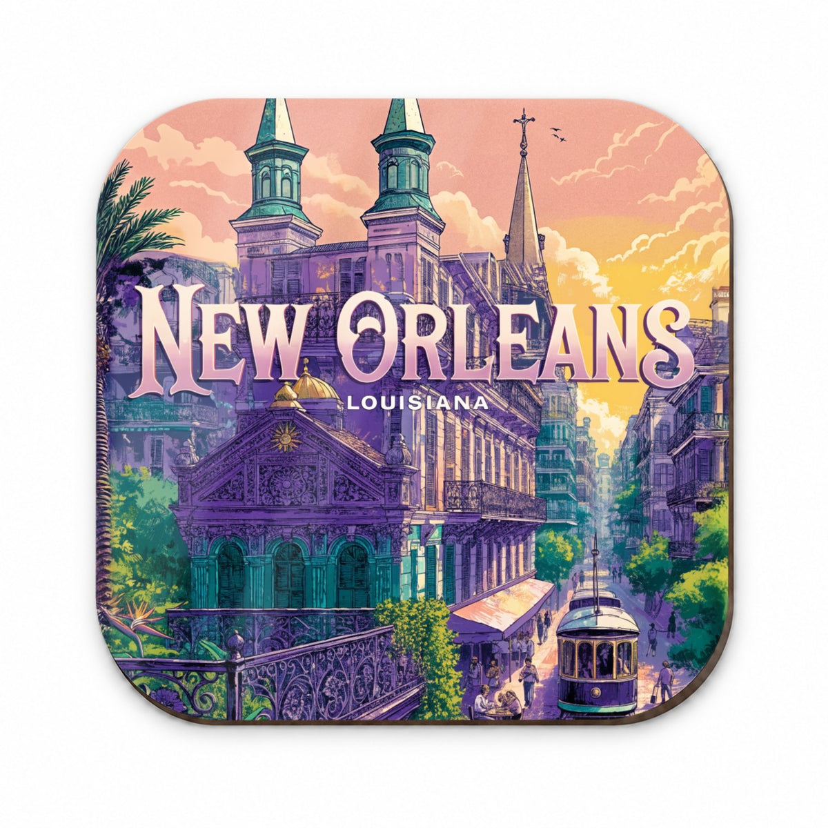 New Orleans Louisiana Travel City Fridge Magnet