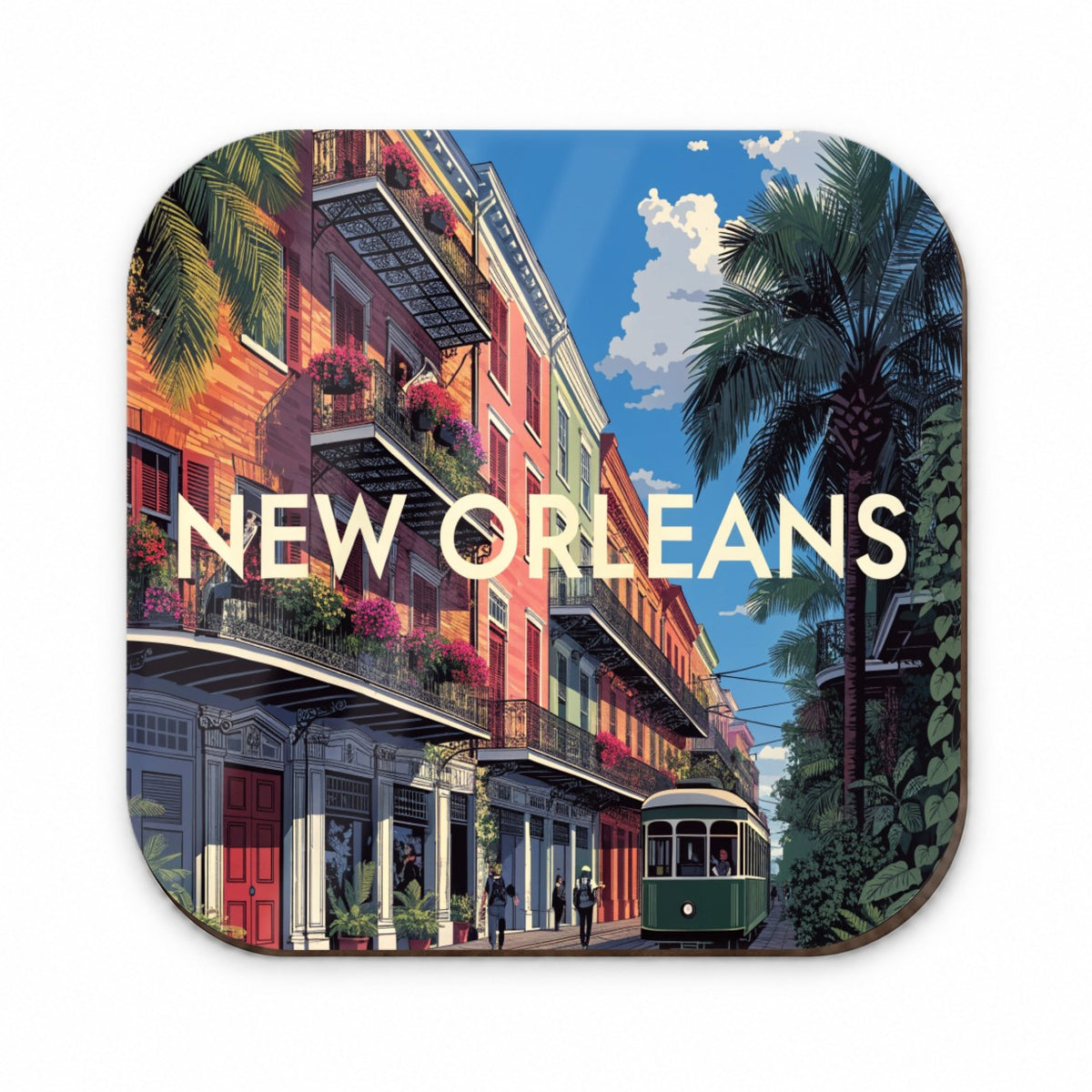 New Orleans Louisiana Travel Fridge Magnet
