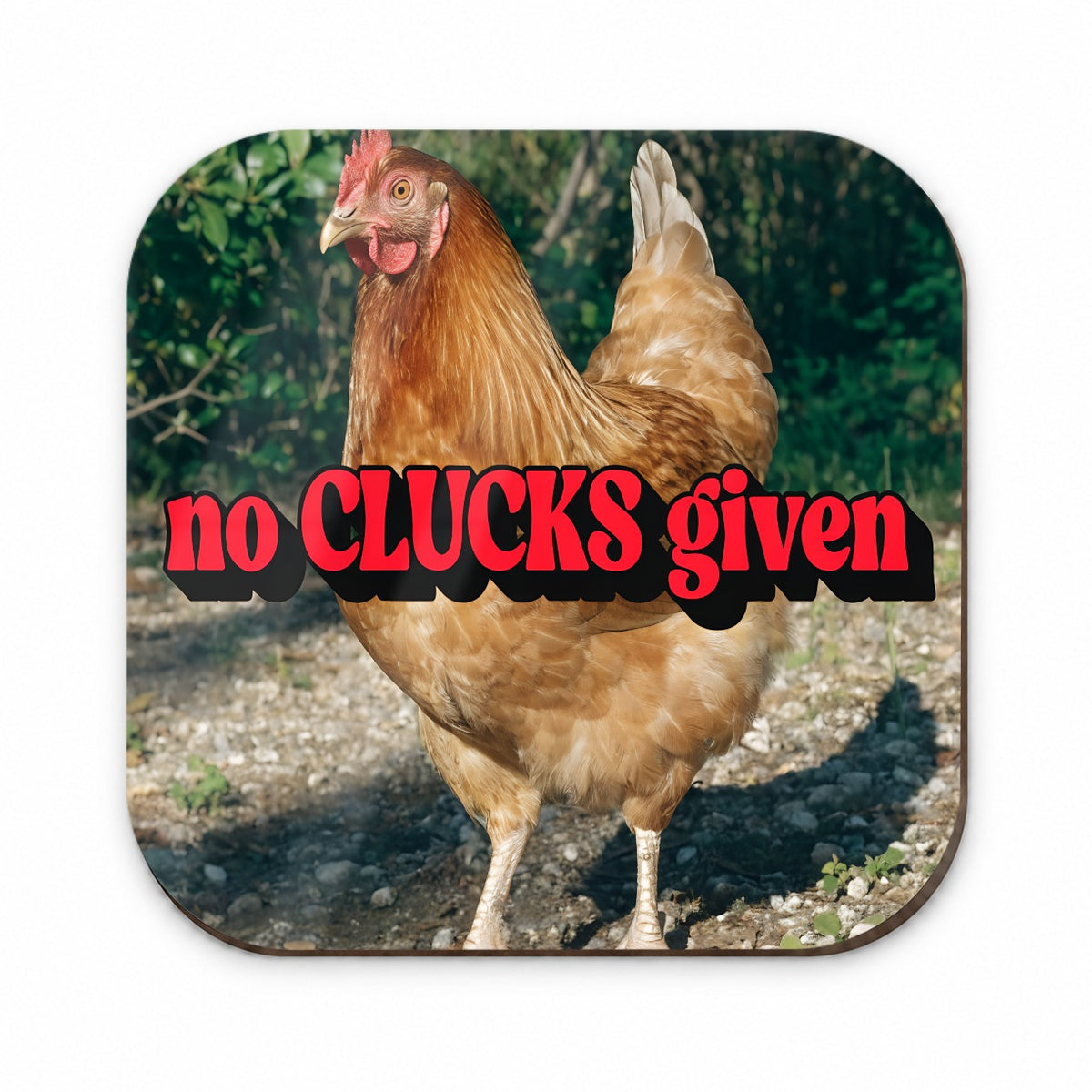No Clucks Given Chicken Funny Fridge Magnet