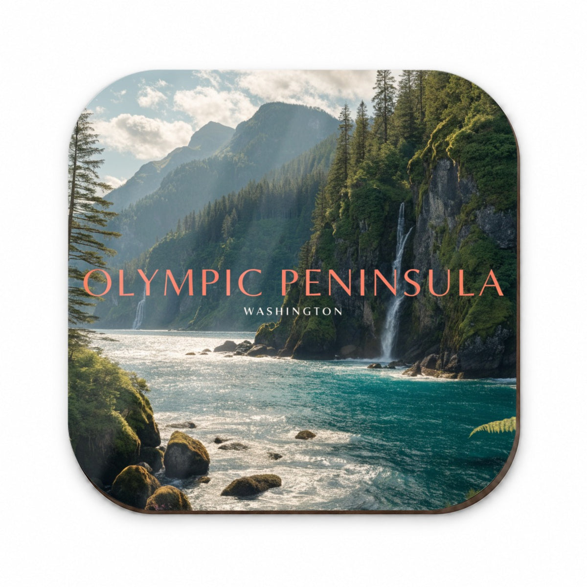 Olympic Peninsula Washington Travel Fridge Magnet