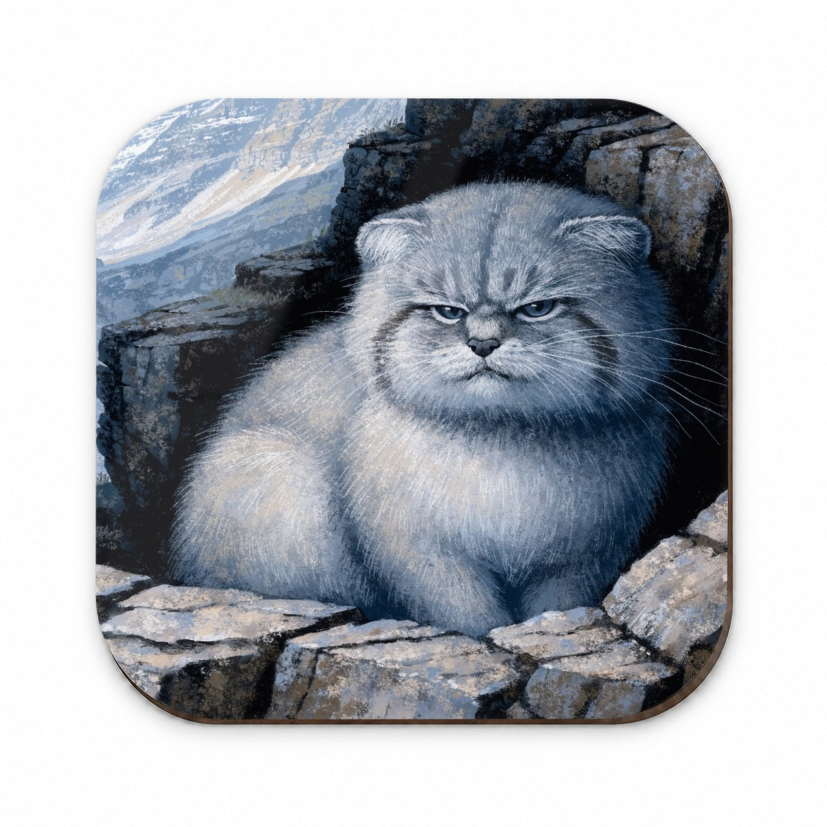 Pallas Cat Mountains Fridge Magnet