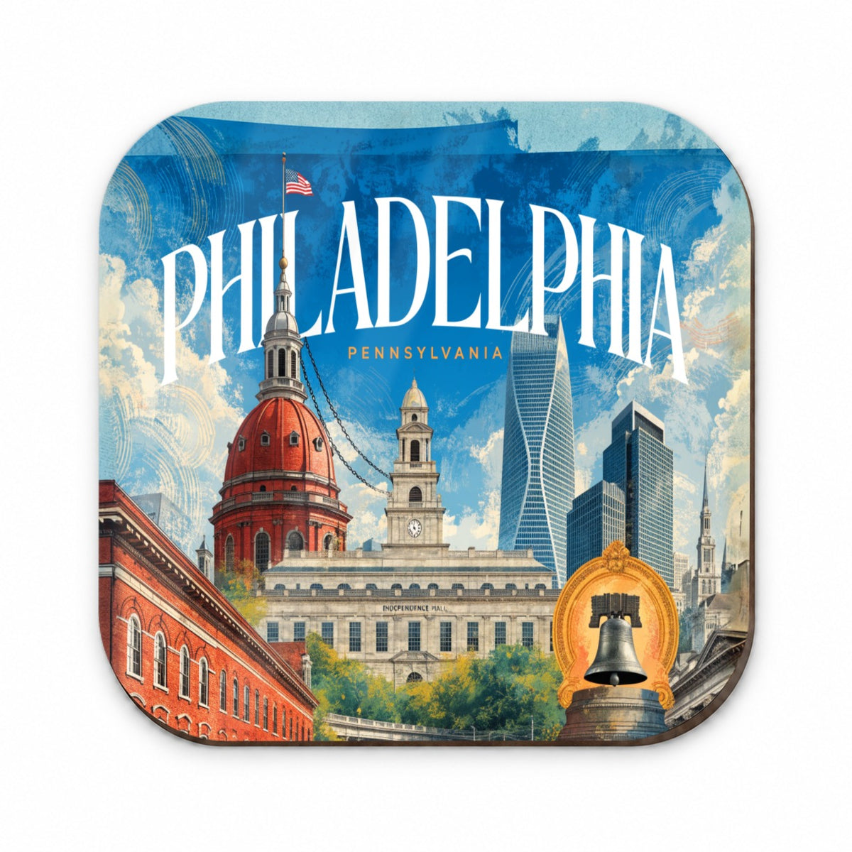 Philadelphia Pennsylvania Travel Fridge Magnet