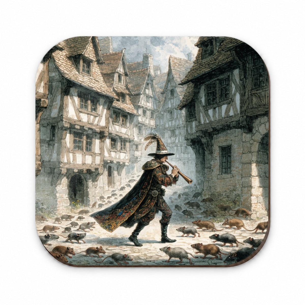 Pied Piper Fairy Tale Fridge Magnet