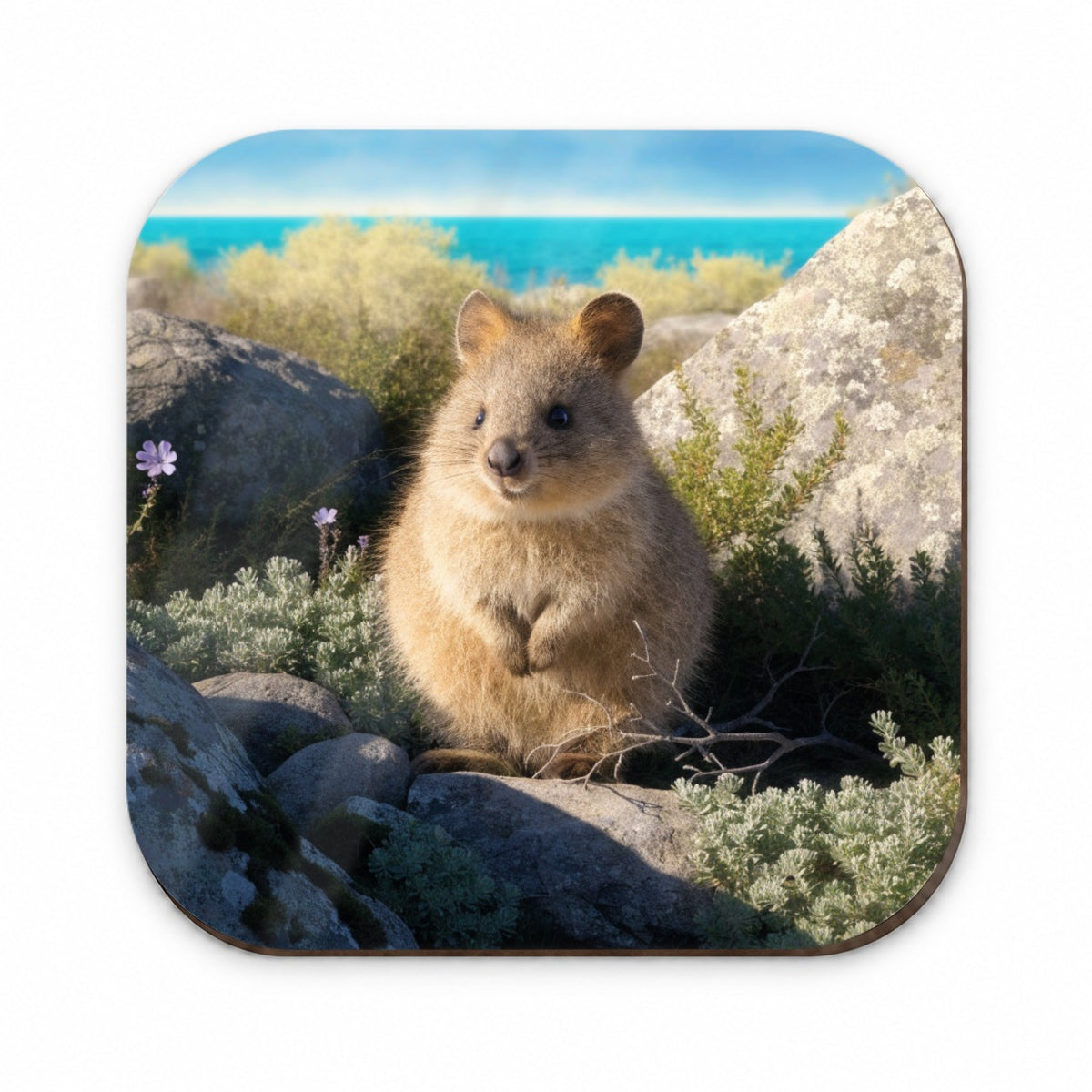 Quokka Island Landscape Fridge Magnet