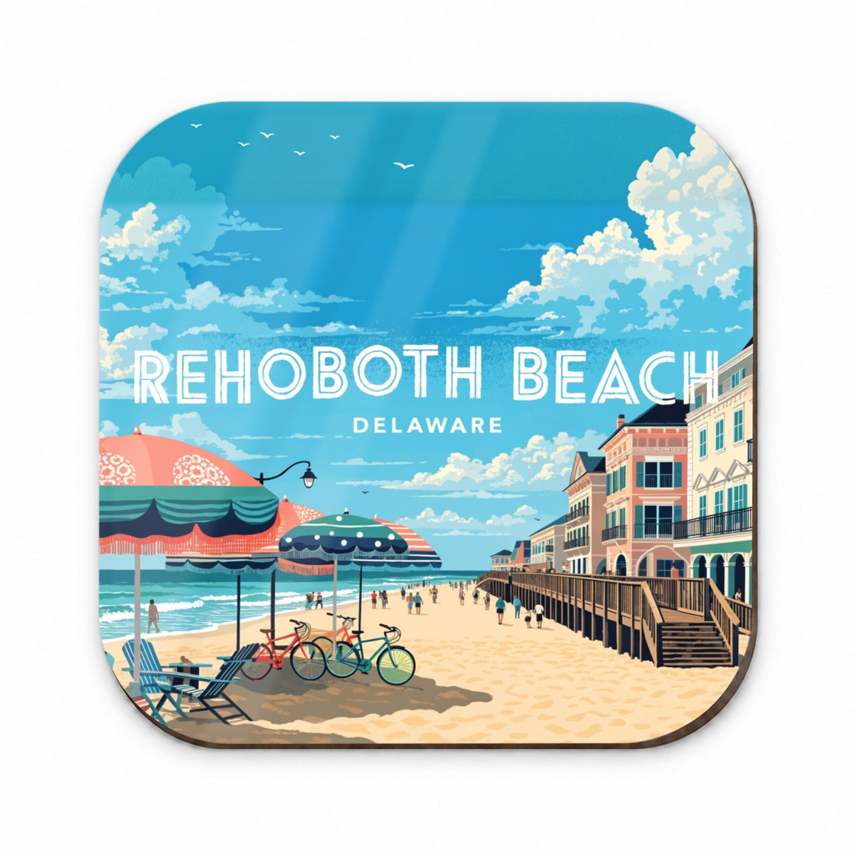 Rehoboth Beach Delaware Travel Fridge Magnet