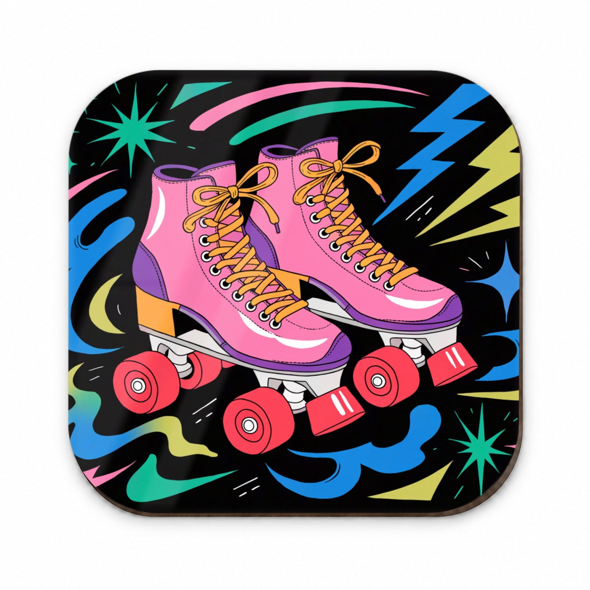 Retro Roller Skates Fridge Magnet
