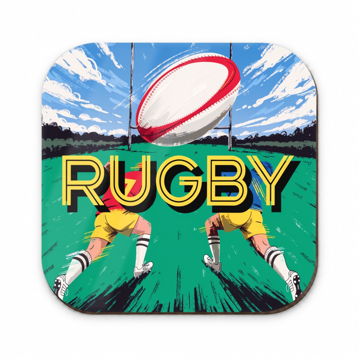 Rugby Ball Sports Fridge Magnet