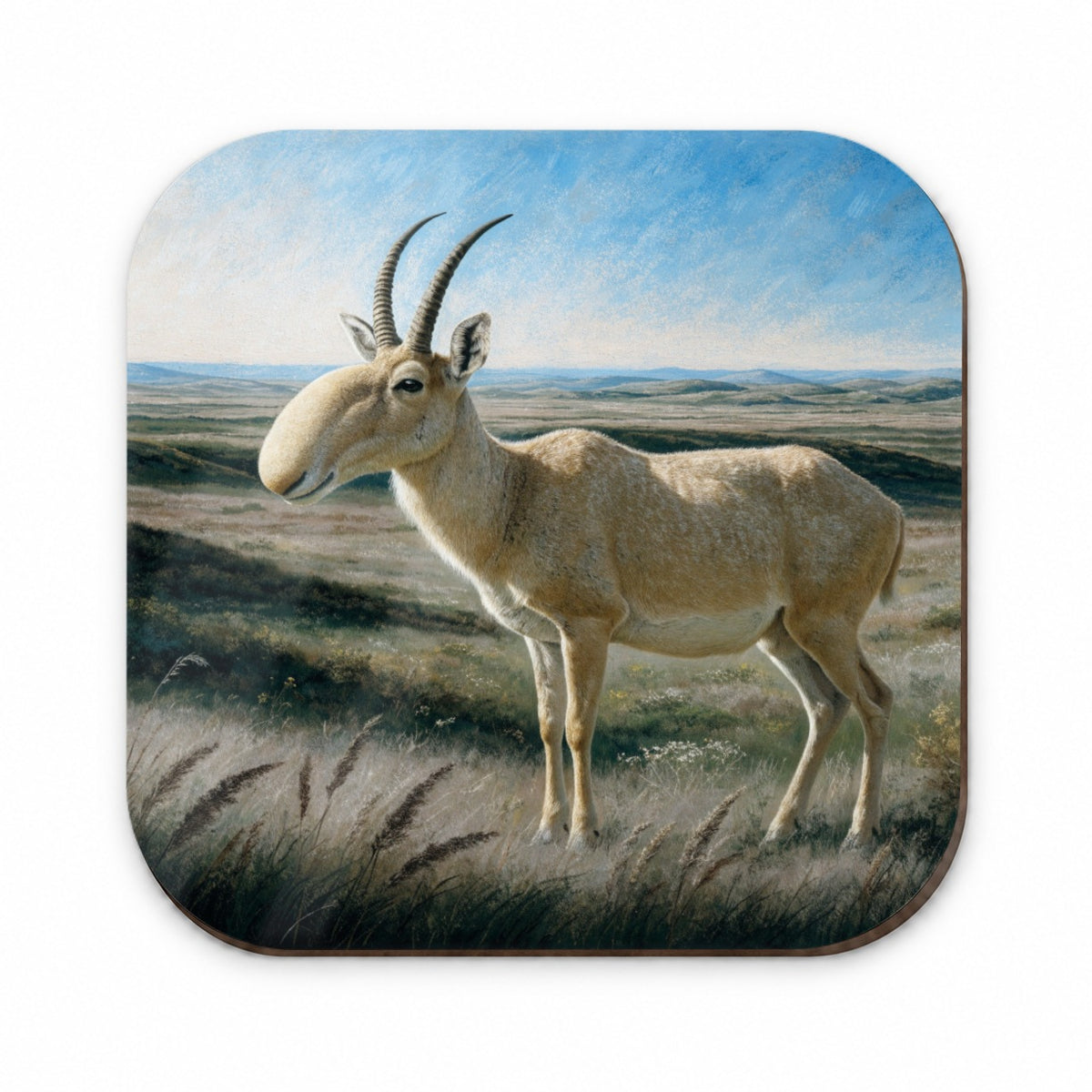 Saiga Antelope Steppe Fridge Magnet