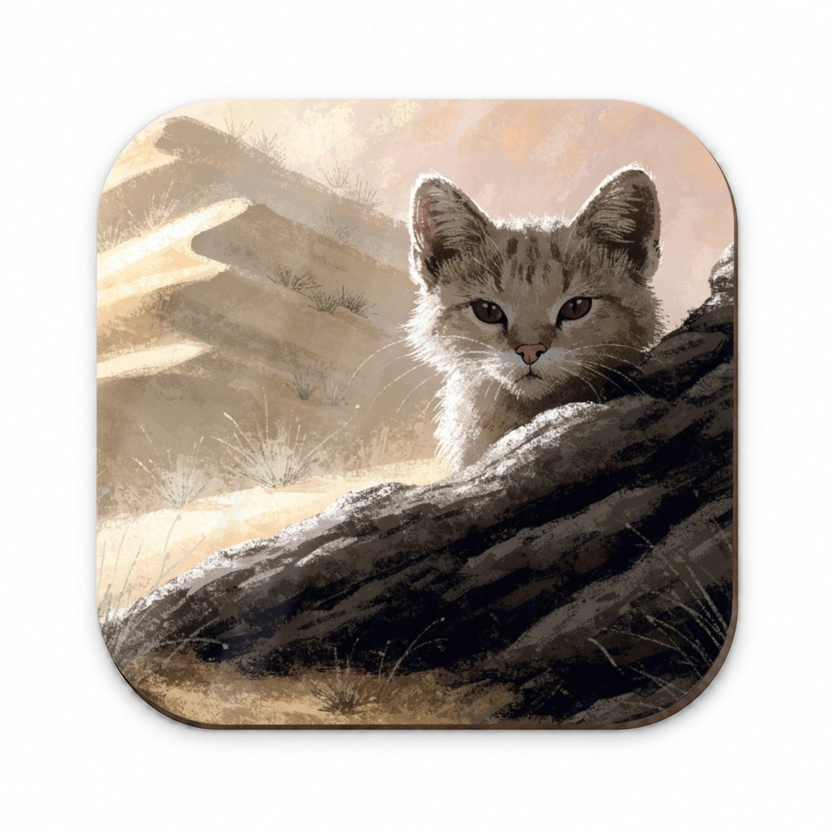 Sand Cat Desert Fridge Magnet