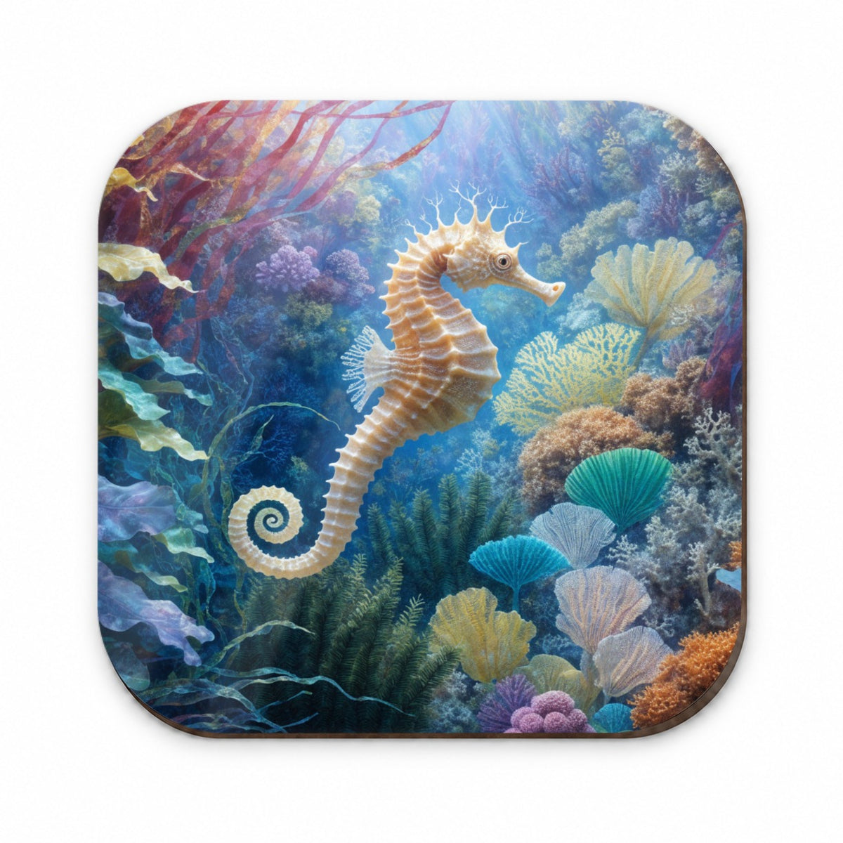 Seahorse Coral Reef Fridge Magnet