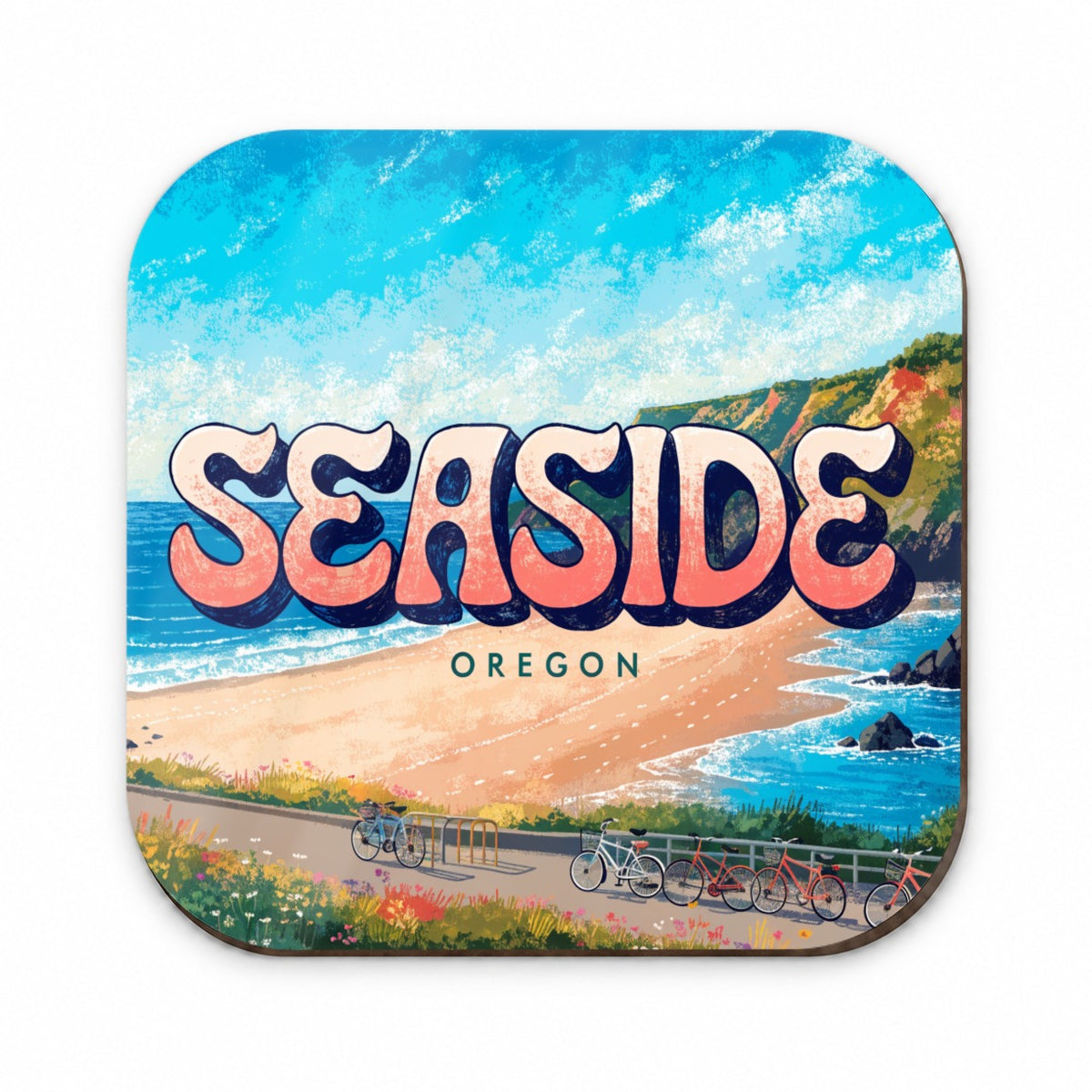 Seaside Oregon Travel Fridge Magnet