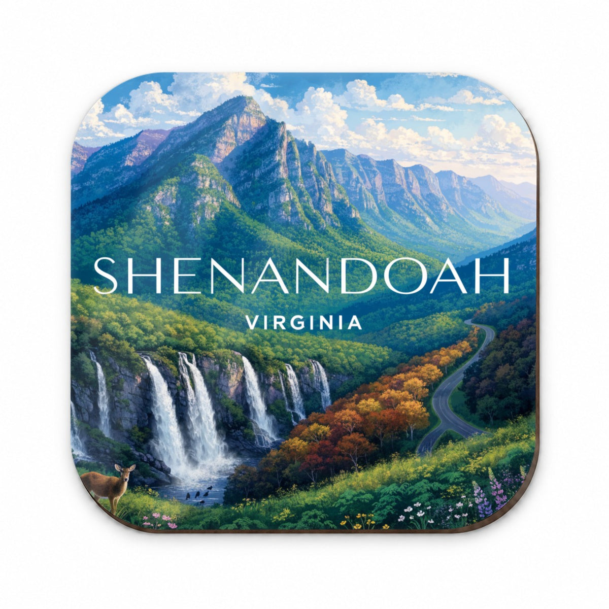 Shenandoah Virginia Travel Fridge Magnet