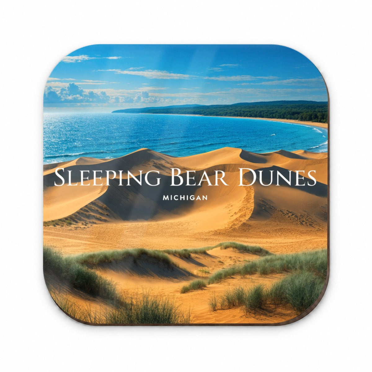 Sleeping Bear Dunes Michigan Travel Fridge Magnet