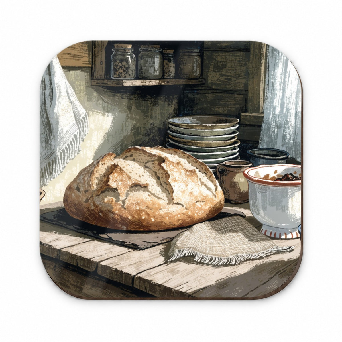 Sourdough Cottage Kitchen Fridge Magnet