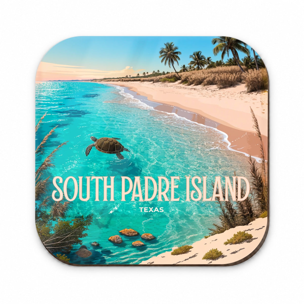 South Padre Island Texas Travel Fridge Magnet