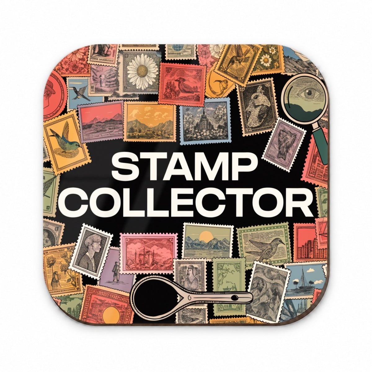 Stamp Collecting Fridge Magnet