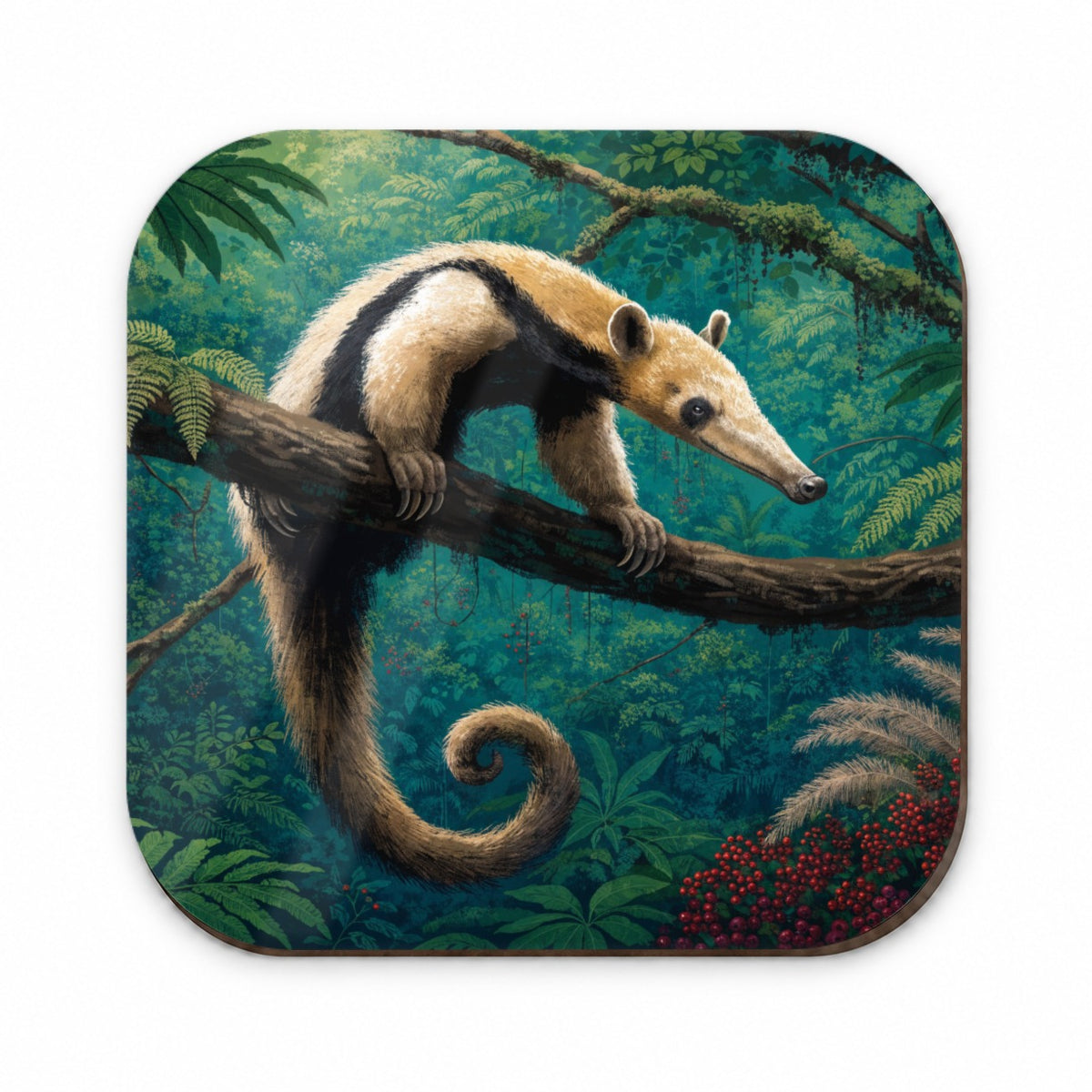 Tamandua Tropical Forest Fridge Magnet