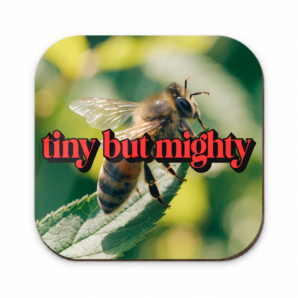 Tiny But Mighty Bee Funny Fridge Magnet