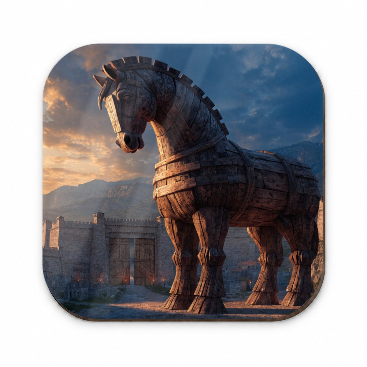 Trojan Horse Ancient Troy Greek Fridge Magnet