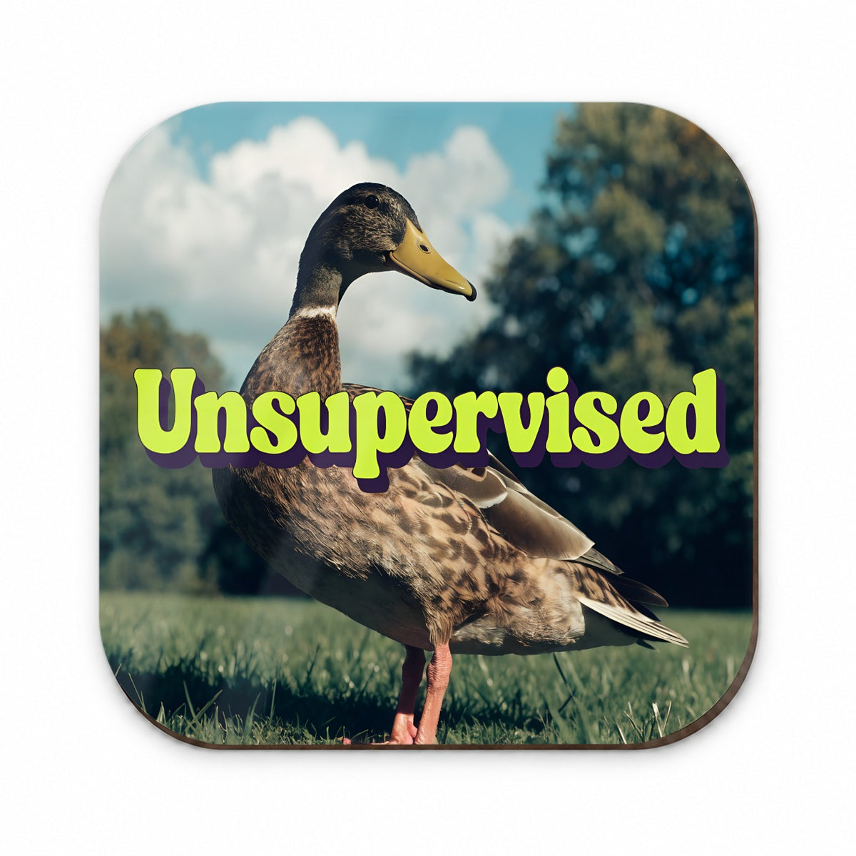 Unsupervised Duck Funny Fridge Magnet