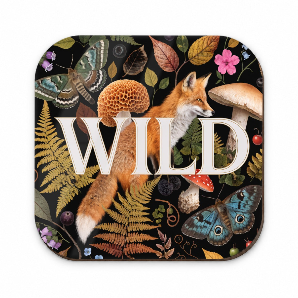 Wild Fox Woodland Wildlife Fridge Magnet