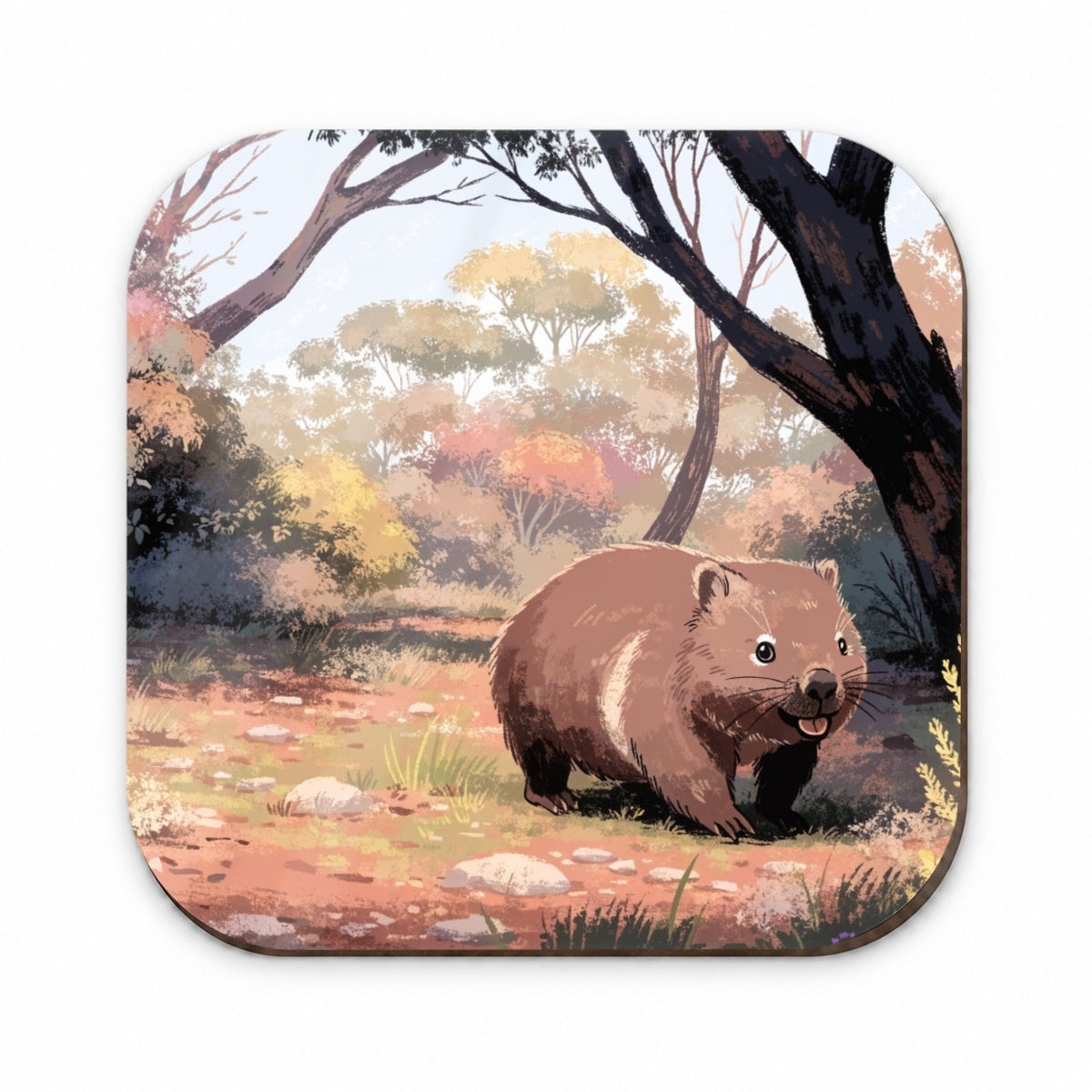 Wombat Australian Bush Fridge Magnet