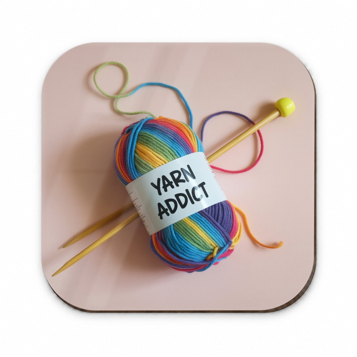 Yarn Addict Knitting Knitter Crochet Fridge Magnet