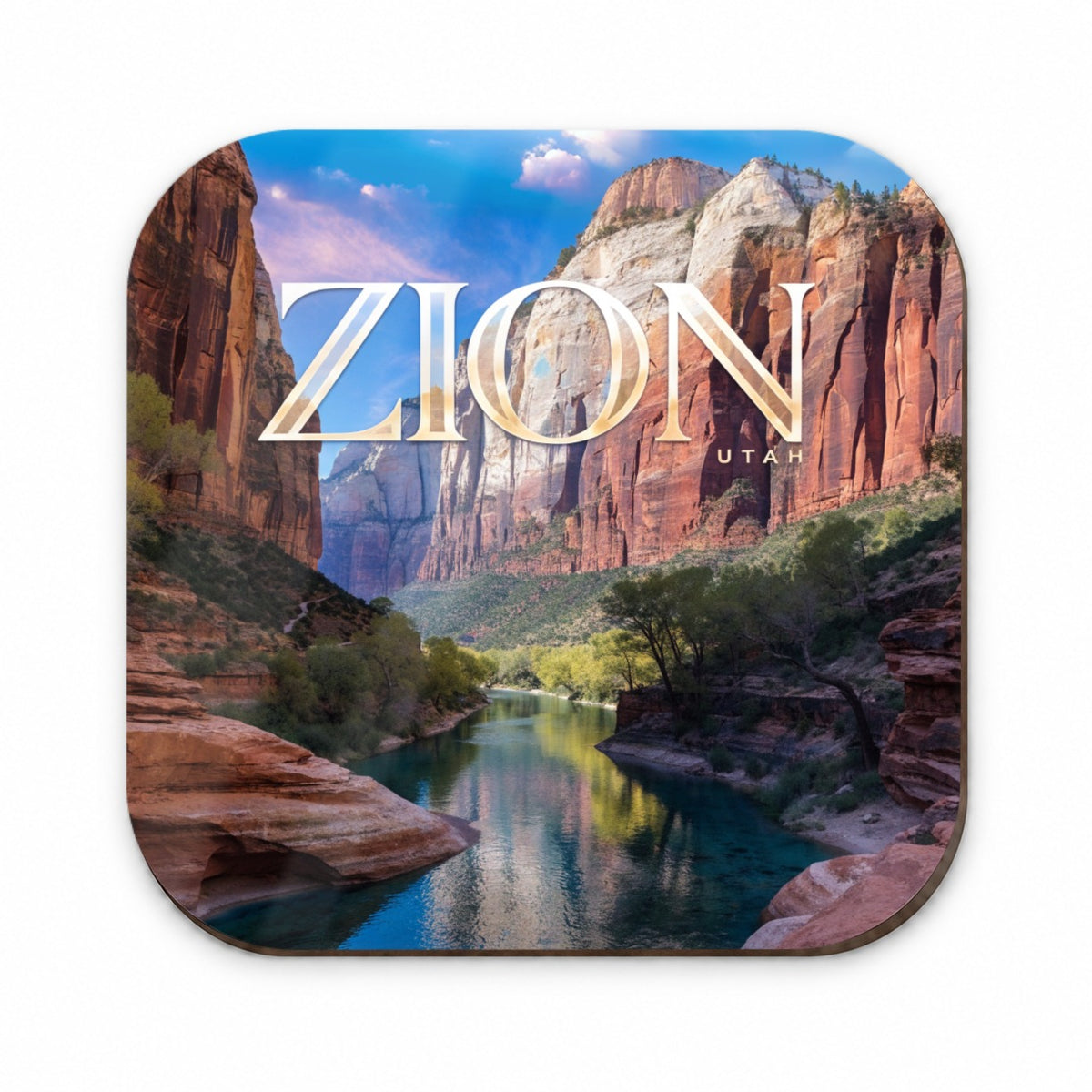 Zion Utah Travel Fridge Magnet