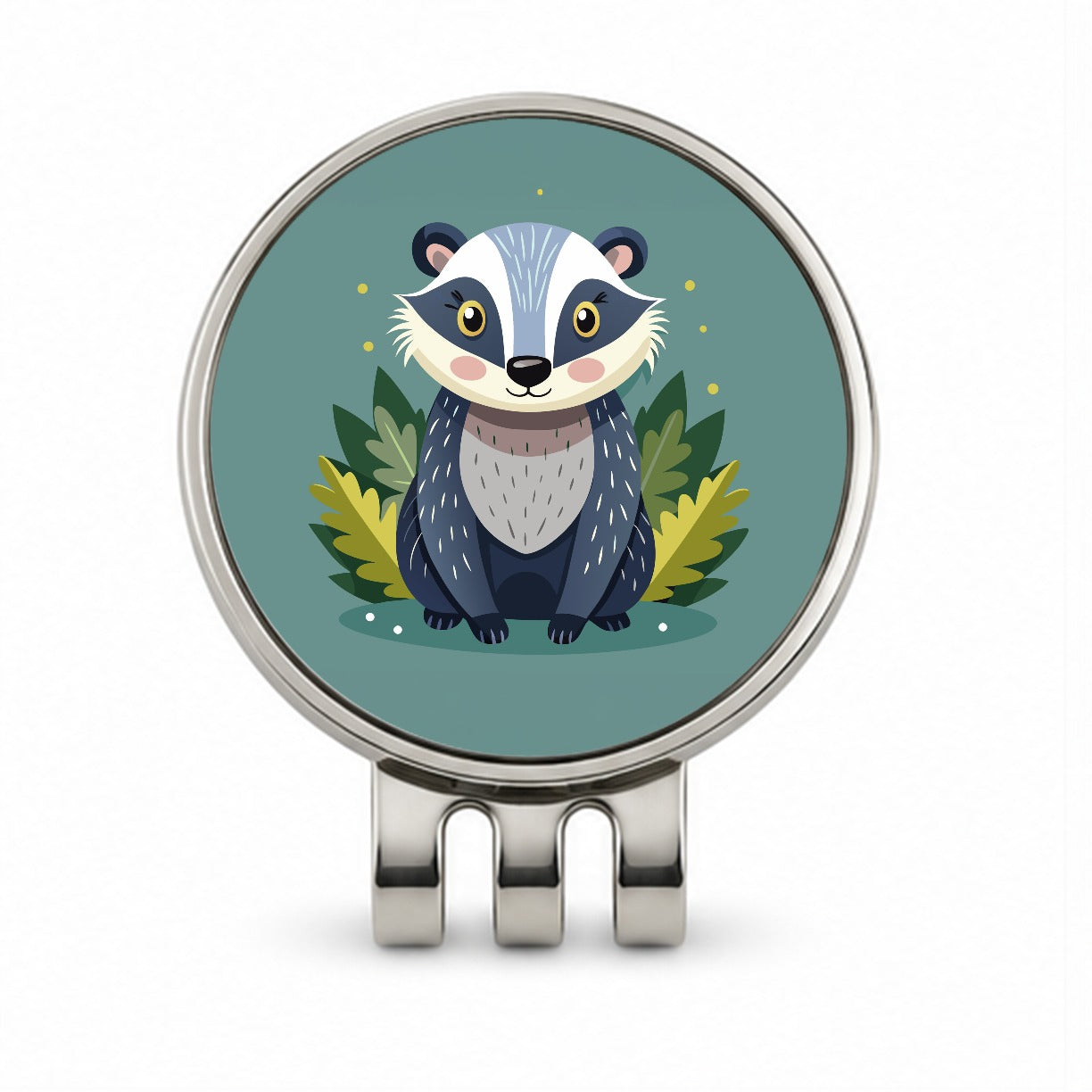 Badger Cute Golf Hat Clip with Ball Marker