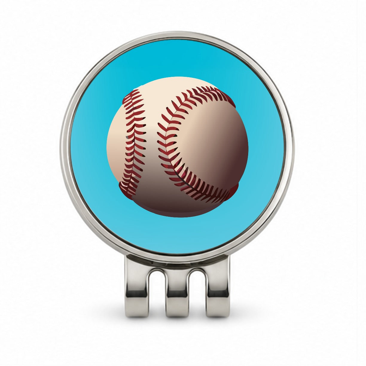 Baseball Base Ball Sport Golf Hat Clip with Ball Marker