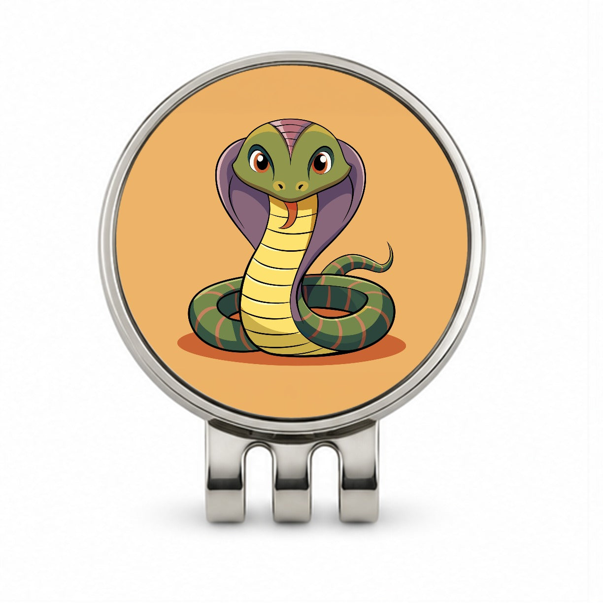 Cobra Snake Cute Golf Hat Clip with Ball Marker