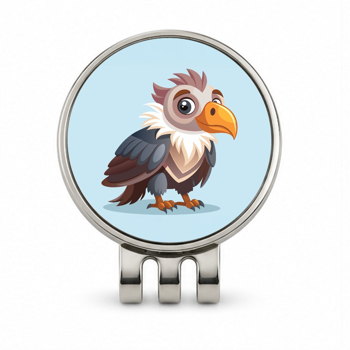 Condor Bird Cute Golf Hat Clip with Ball Marker