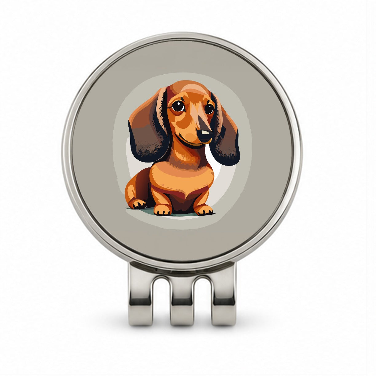 Dachshund Dog Cute Golf Hat Clip with Ball Marker