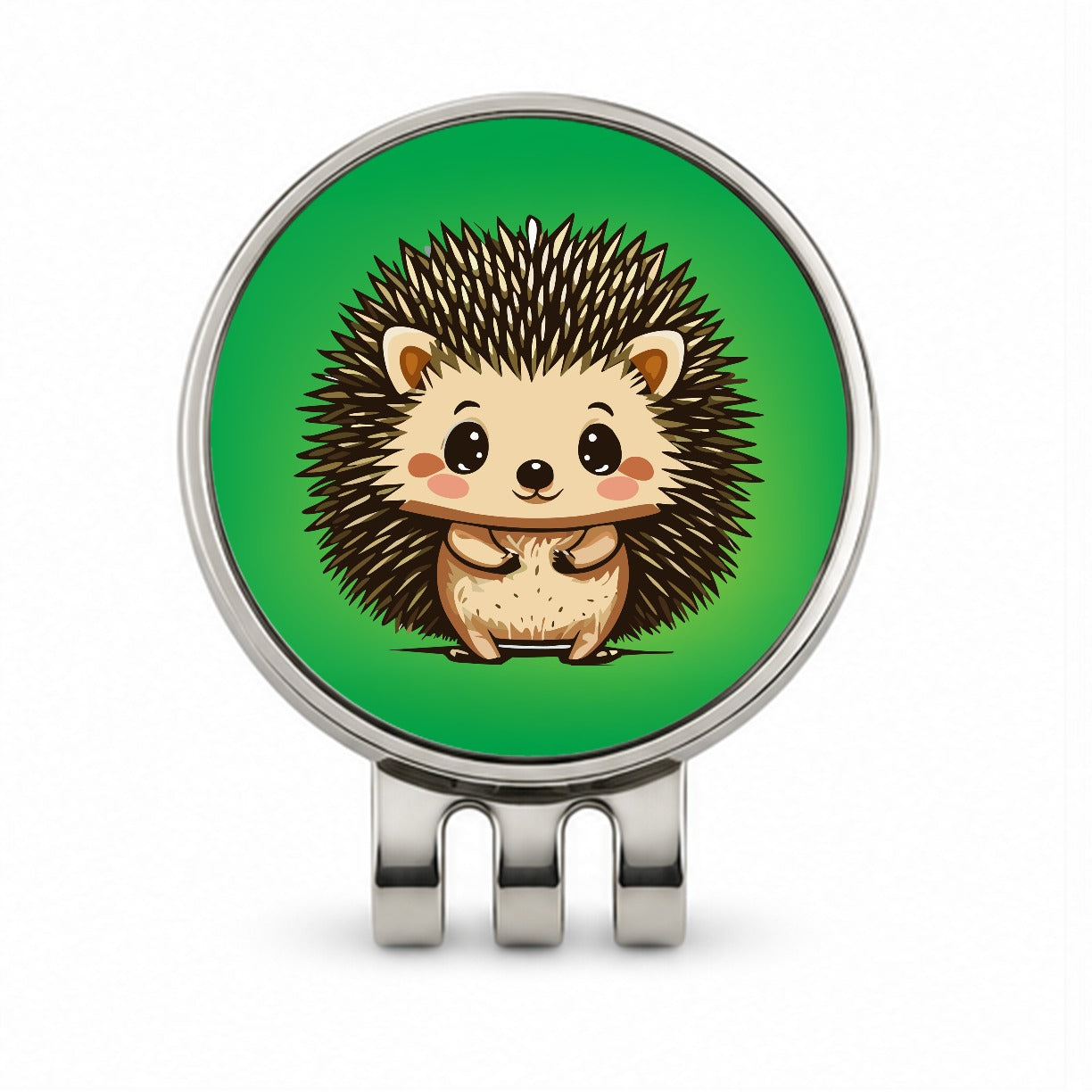 Hedgehog Cute Golf Hat Clip with Ball Marker