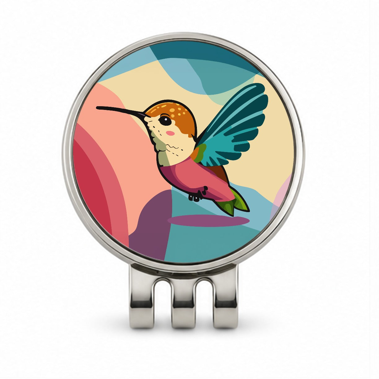 Hummingbird Cute Golf Hat Clip with Ball Marker
