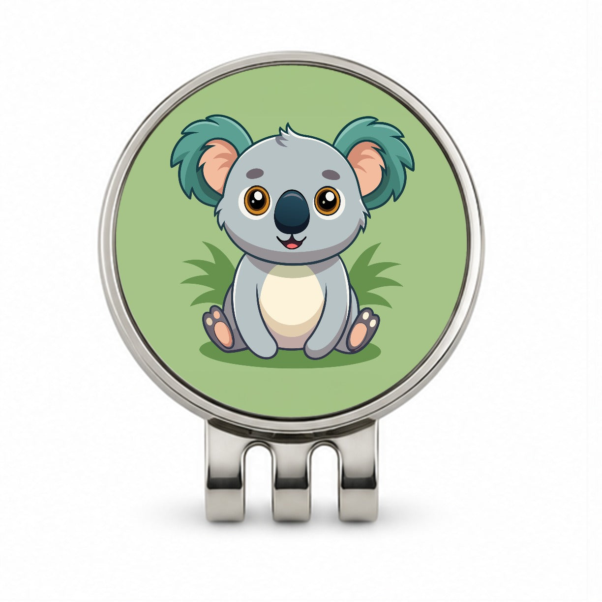 Koala Cute Golf Hat Clip with Ball Marker